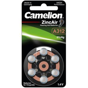 Hörgerätebatterie Camelion ZincAir A312