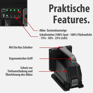 Produktbild für Handscheinwerfer Brennenstuhl MULTI HL3.000, dimmbar, mit Akku