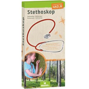 Produktbild für Stethoskop Moses Expedition Natur 9618, Flachkopf, für Kinder