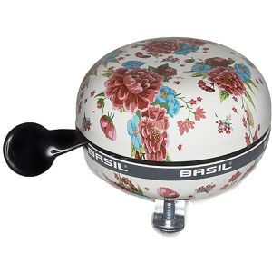 Fahrradklingel Basil Big Bell Bloom, weiß