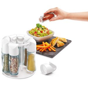 Produktbild für Gewürzkarussell Metaltex Spice 8 Gewürzständer, mit 1 Ebene