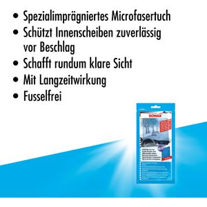 Produktbild für Reinigungstücher Sonax 04212000 KlarSicht Antibeschlag trocken