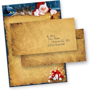 Weihnachtsbriefpapier tatmotive Nordpol Express