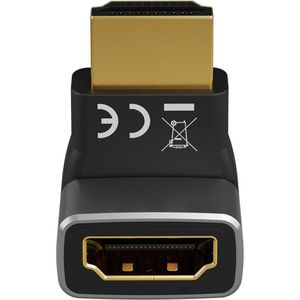 Produktbild für HDMI-Adapter Goobay 72009, 90 Grad gewinkelt, nach oben