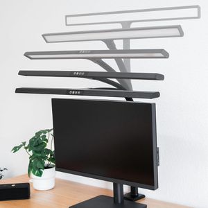 Produktbild für Schreibtischlampe FeinTech LTL00321, schwarz, LED, dimmbar