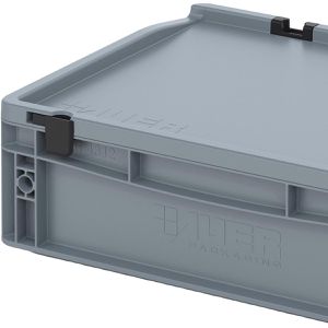 Produktbild für Eurobox AUER ED 43/12 HG, grau, 10 Liter