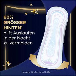 Produktbild für Damenbinden always Ultra Secure Night, Größe 4