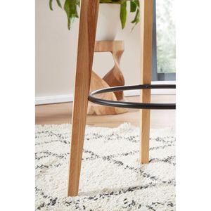 Produktbild für Bartisch Wohnling WL6.094, weiß / eiche