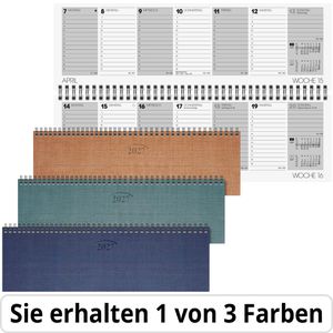 Tischkalender Brunnen 1077101957, Wochenkalender quer