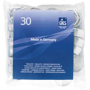 Teelichter Gies-Kerzen 205-414000-10, weiß