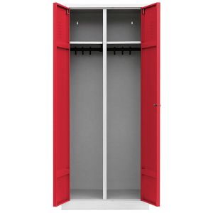 Produktbild für Spind Lüllmann 515424, Doppelspind, rot