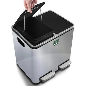 Produktbild für Mülleimer Casa-Pura Felix, silber