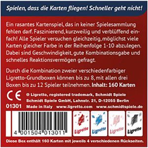 Produktbild für Kartenspiel Schmidt-Spiele 01301, Ligretto rot