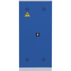 Produktbild für Umweltschrank Lüllmann 566251, grau / enzianblau