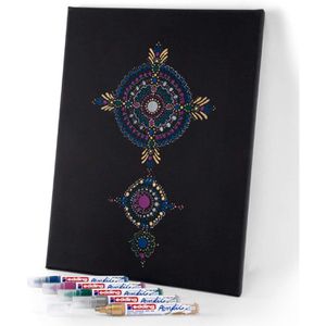 Produktbild für Acrylstifte Edding 5100 Acrylic Festlich Medium