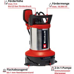 Produktbild für Schmutzwasserpumpe Einhell GE-DP 7535 N LL, Flutset, 750 W