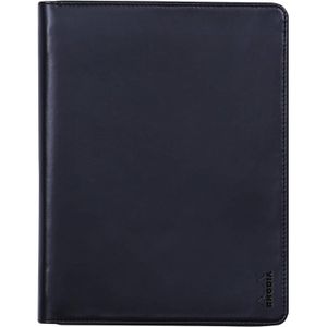 Produktbild für Schreibmappe Rhodia 168100C, schwarz, Kunstleder