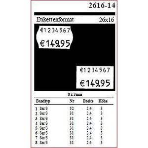 Produktbild für Preisauszeichner Contact Premium 26.16-14