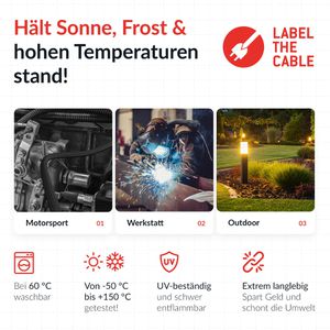 Produktbild für Kabelschlauch Label-the-cable PRO 5120, weiß