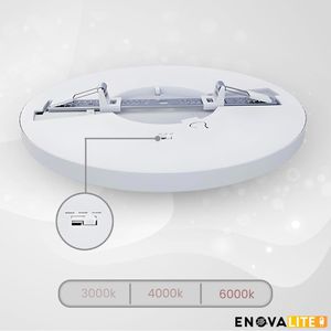 Produktbild für LED-Panel Enovalite ELED300212, weiß, Ø 33 cm