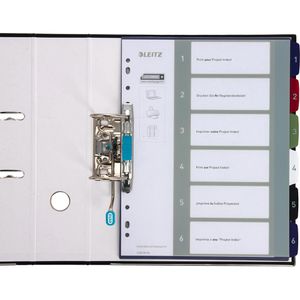 Produktbild für Register Leitz 1236 Style, A4 Überbreite, 1-6