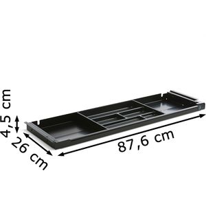 Produktbild für Unterbau-Schublade PJ-Production 4048-9005-P, aus Metall