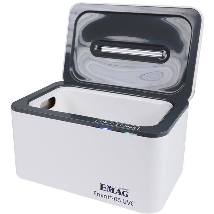 Emag Ultraschallreinigungsgerät Emmi 06 UVC, 0,65 Liter, 5 min  Zeitschaltuhr, UVC-Licht – Böttcher AG
