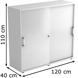 Produktbild für Schiebetürenschrank Hammerbacher R-Serie, abschließbar