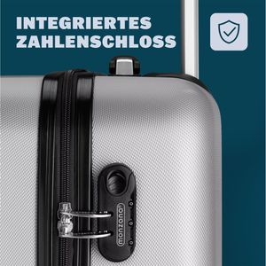 Produktbild für Koffer Monzana Baseline silber