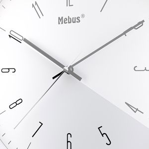 Produktbild für Wanduhr Mebus 18951, Kunststoff, analog, Quarzuhr