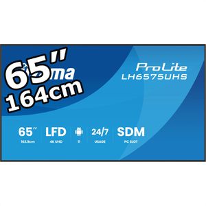Digital-Signage Iiyama ProLite LH6575UHS-B2AG, 64,5 Zoll