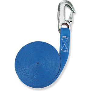 Produktbild für Spanngurt Braun-GmbH blau, mit Karabinerhaken &amp; Ratsche