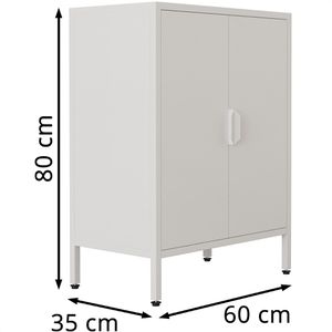 Produktbild für Aktenschrank VCM Flokas S 919942, aus Metall