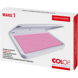 Produktbild für Stempelkissen Colop Make 1, für Büro und Kreativprojekte, pink