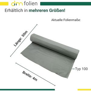 Produktbild für Abdeckfolie dm-folien Typ 100, LDPE-Baufolie