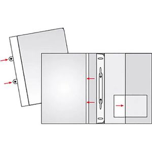 Produktbild für Angebotsmappe Veloflex 4740090 Veloform, weiß