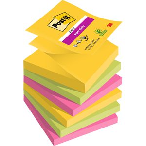 Haftnotizen Post-it Super Sticky Carnival, bunt