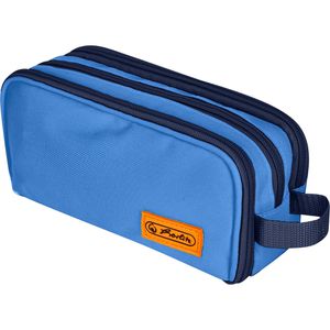 Produktbild für Federmäppchen Herlitz Doppelfaulenzer, Neon uni blue