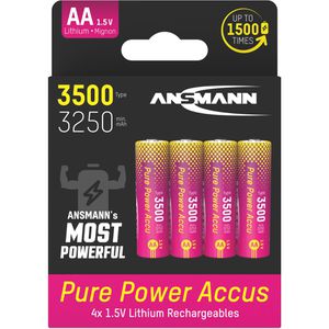 Produktbild für Akku Ansmann Pure Power 1,5 V, 3500 mAh