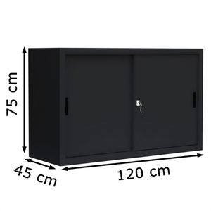 Produktbild für Schiebetürenschrank Lüllmann 550129, abschließbar