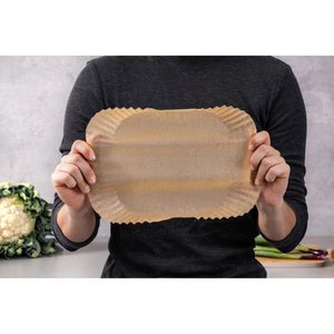 Produktbild für Backpapier Fackelmann für Heißluftfritteusen, 16 x 16 cm