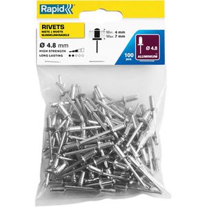 Blindnieten Rapid 5000380, Aluminium