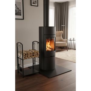 Produktbild für Kaminholzregal Böttcher-AG mit Kaminbesteck, Premium