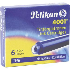 Füllerpatronen Pelikan 4001 TP6, königsblau