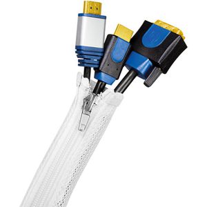 Produktbild für Kabelschlauch LogiLink KAB0090, weiß