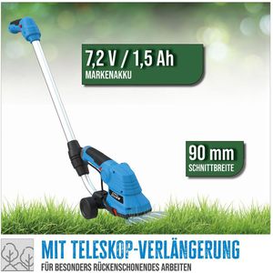 Produktbild für Grasschere Güde GPS 7,2V-1.5 LI-ION, 95507, Akku
