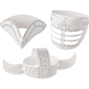 Produktbild für Bastelset Folia 23308 Kinderhüte Abenteuer