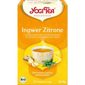 Produktbild für Tee YogiTea Ingwer Zitrone, BIO