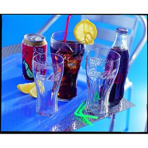 Produktbild für Trinkgläser Arcoroc FH37 Konturglas Coca-Cola