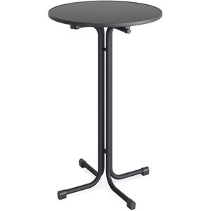 Produktbild für Stehtisch Feros P15380, anthrazit, Ø 80 cm, klappbar